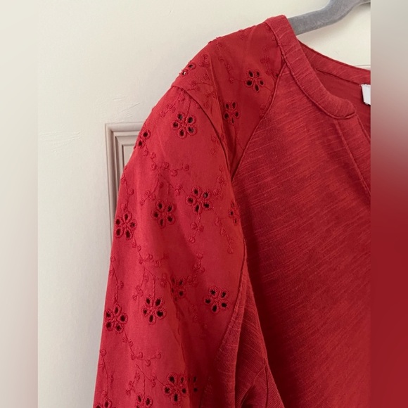 NWT Nine West Jeans brand Henley Style 3/4 Sleeve Women’s size Small - Picture 8 of 16